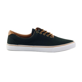 American Club Black sneakers tied 18-65 brown American Club Black sneakers tied 18-65 brown