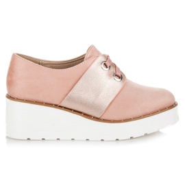 Seastar Tied brogues on the platform pink Seastar Tied brogues on the platform pink