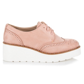 Seastar Suede wedge heels pink Seastar Suede wedge heels pink