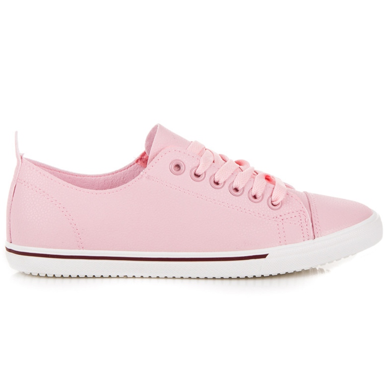 Seastar Pink Tied Sneakers