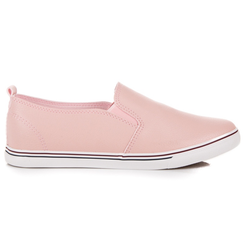 Slip on trainers pink