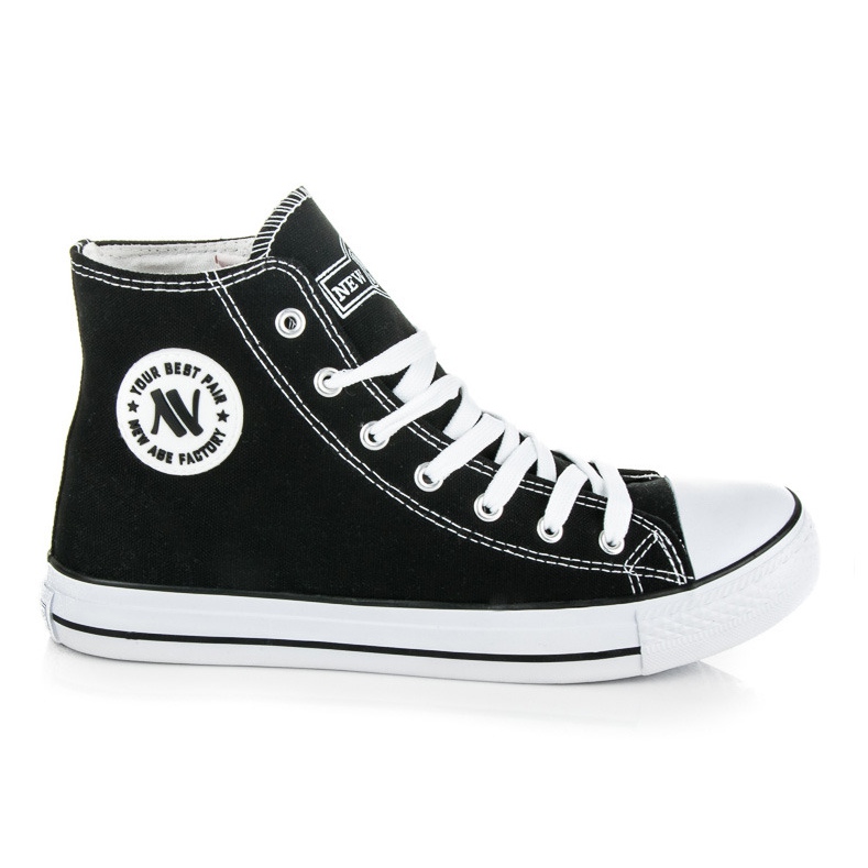 New Age Men's high sneakers black