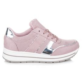 Seastar Suede shoes on the platform purple