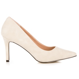 Suede heels vices brown