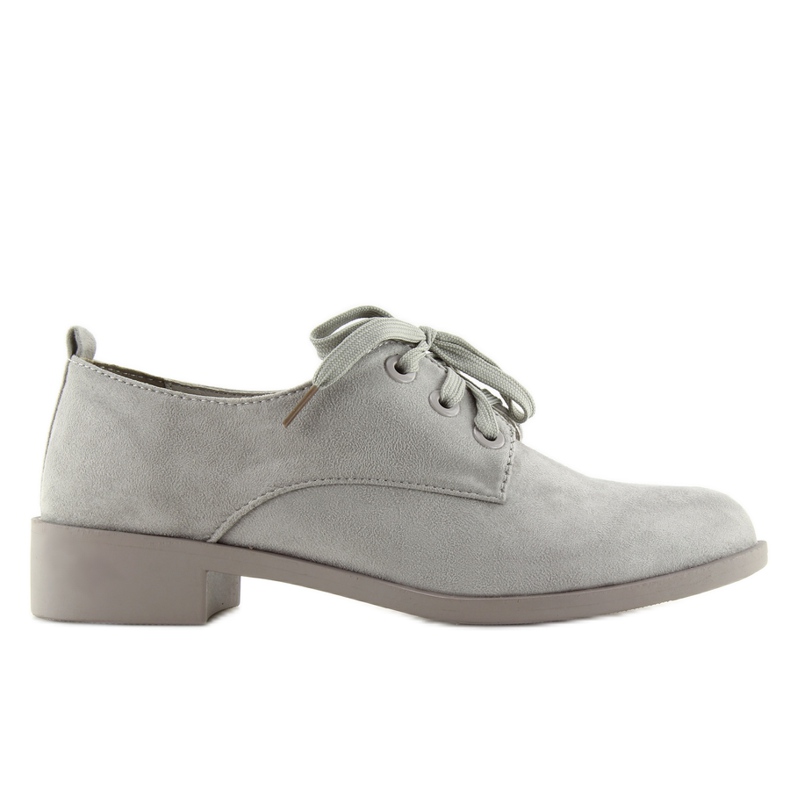 Women's Loafers Laced Gray Nc138 Gray grey