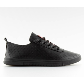 Black women's soft sneakers NB190P Black