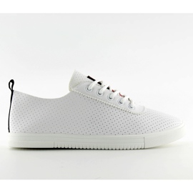 Women's white soft sneakers