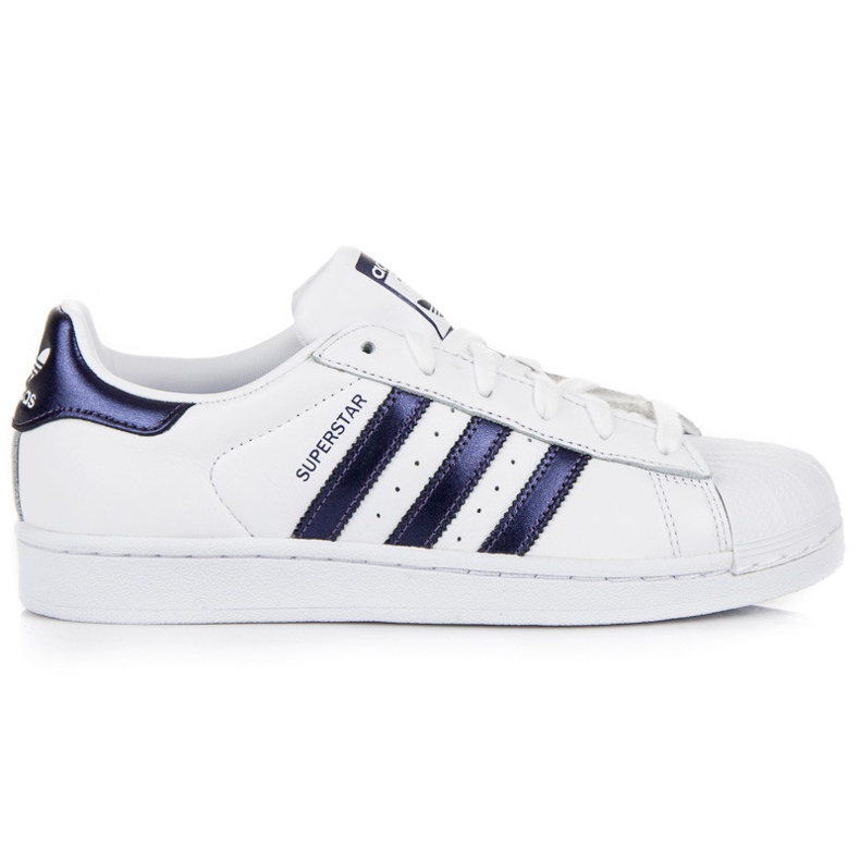 Adidas superstar w white