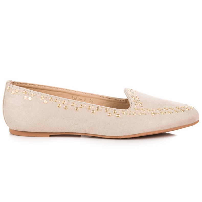 Vices Suede ballerinas brown