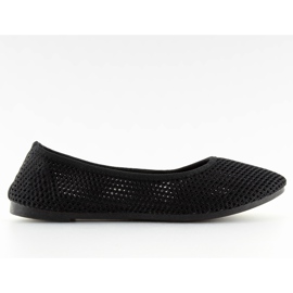 Black mesh ballerinas JX56 black