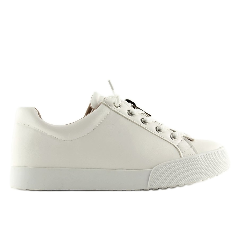 White women's sneakers 7209 White