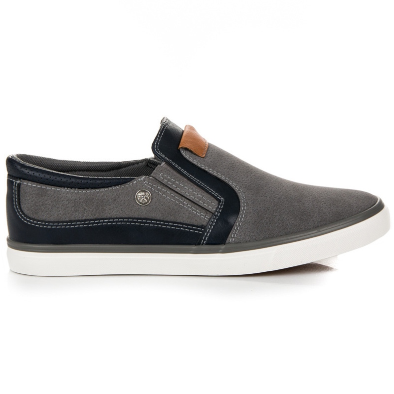 L&H Men's slipony grey