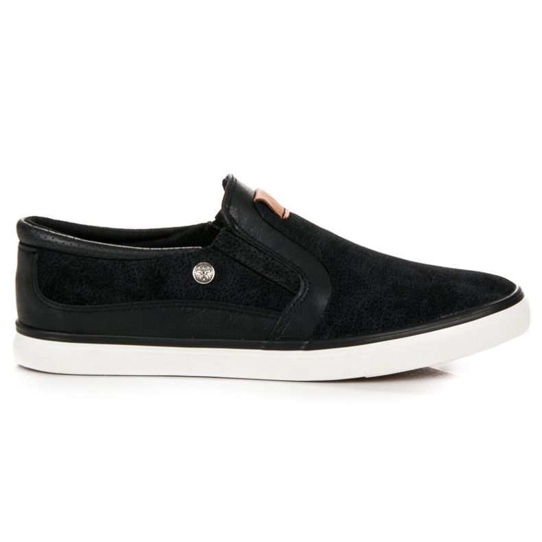 L&H Men's slipony black