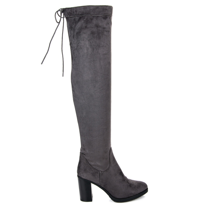 Seastar Over-the-knee boots on the post grey