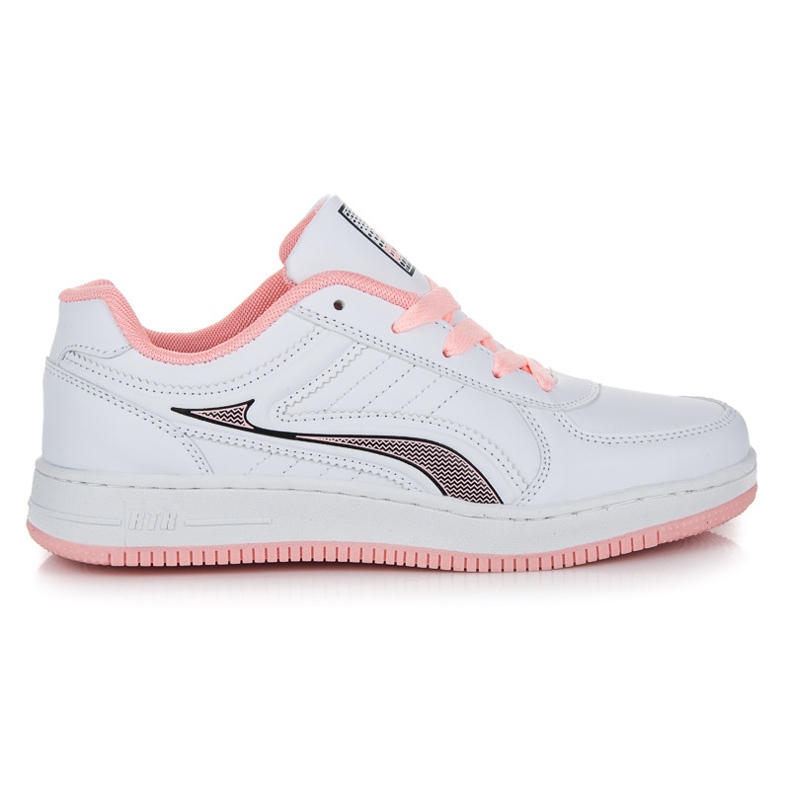 Rapter White sports shoes pink