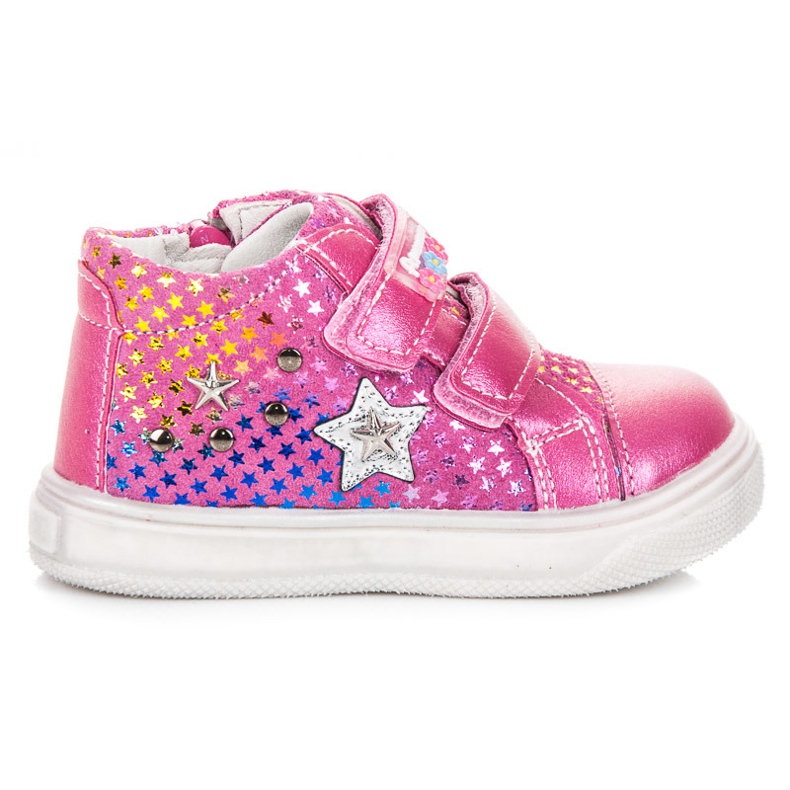 American Club Sport Shoes In Stars pink