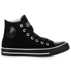 New Age Tied high sneakers black