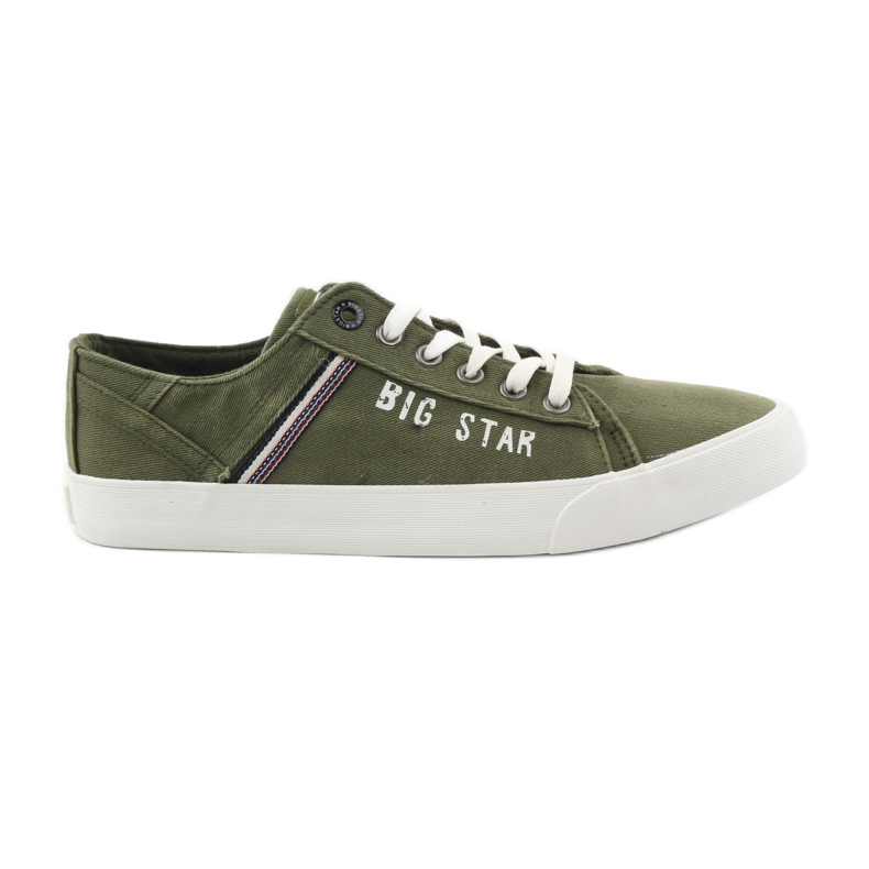 Sneakers sneakers Big star 174315 jeans khaki green