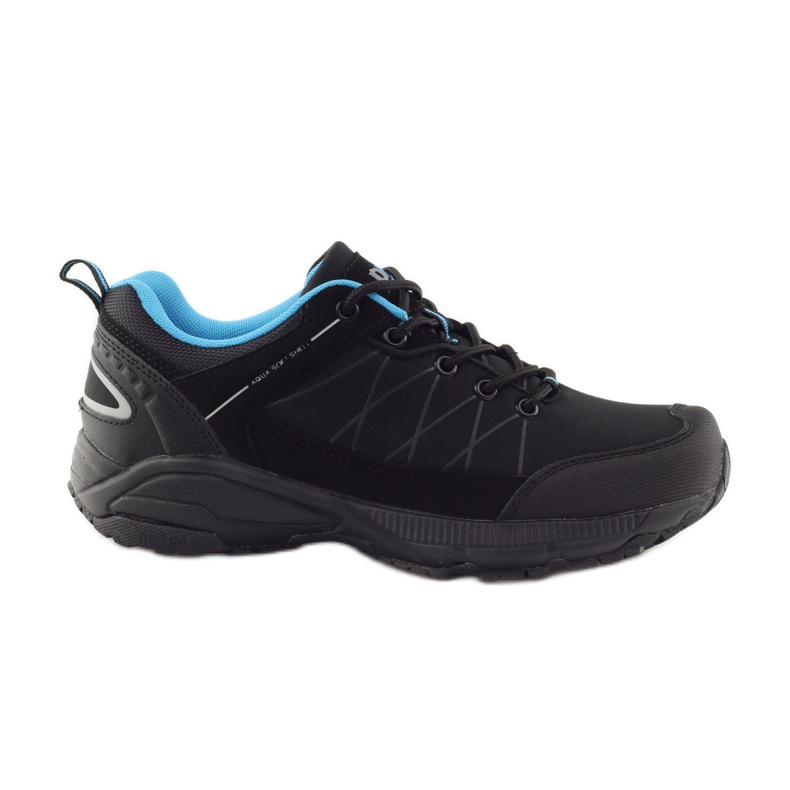DK 18108 black softshell trekking shoes blue