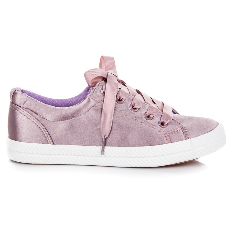 Kylie Satin Sneakers violet