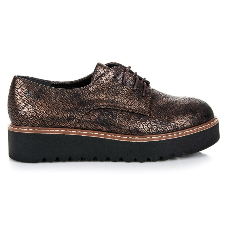 Kylie Platform shoes brown