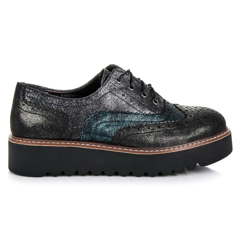 Kylie Tied brogues black