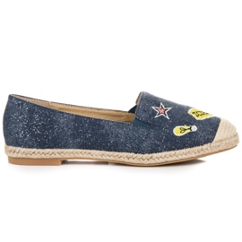 Seastar Espadrilles with patches blue