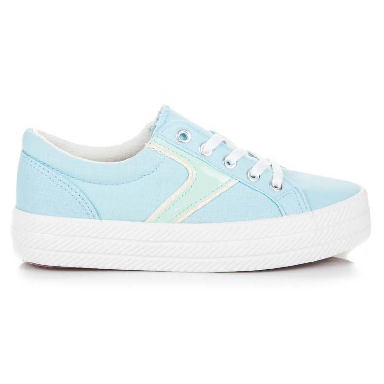 Kylie Sneakers On The Platform blue