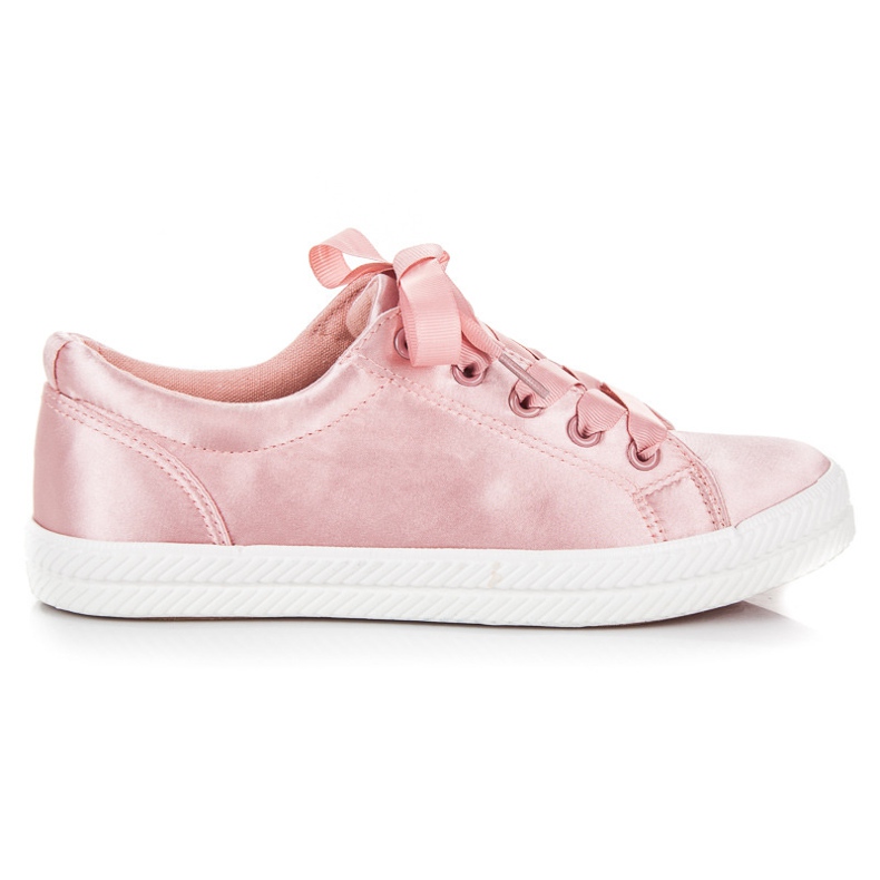 Kylie Satin Sneakers pink