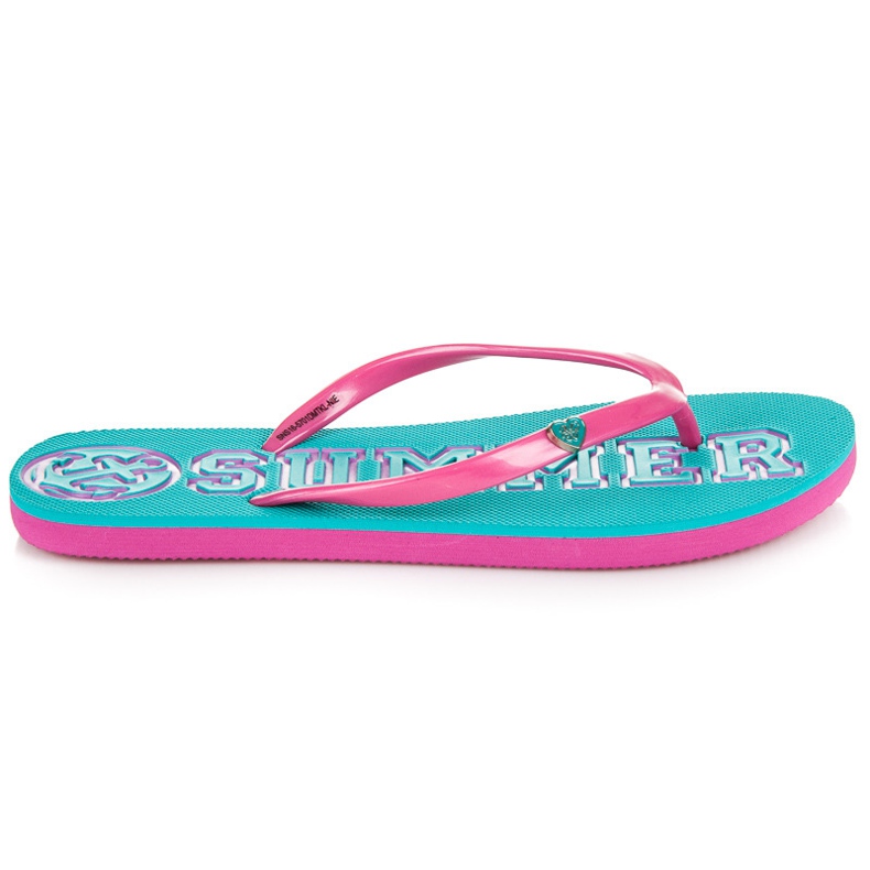 Mckeylor Blue summer flip-flops