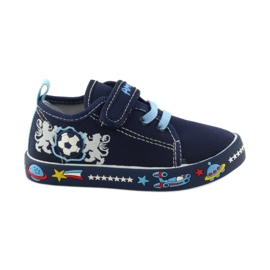 American Club American sneakers sneakers leather insole navy blue blue white