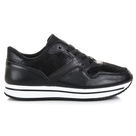 Black sports shoes Black sports shoes