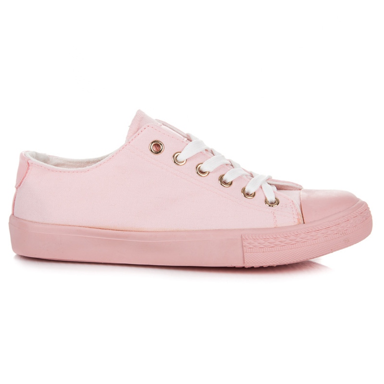 Pink sneakers