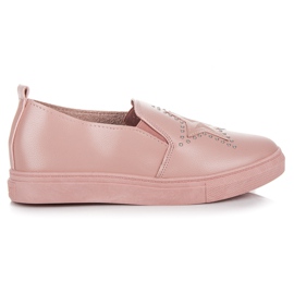 Pink Slipons With A Star
