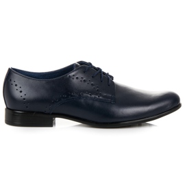 Lucca Navy Elegant Shoes blue Lucca Navy Elegant Shoes blue