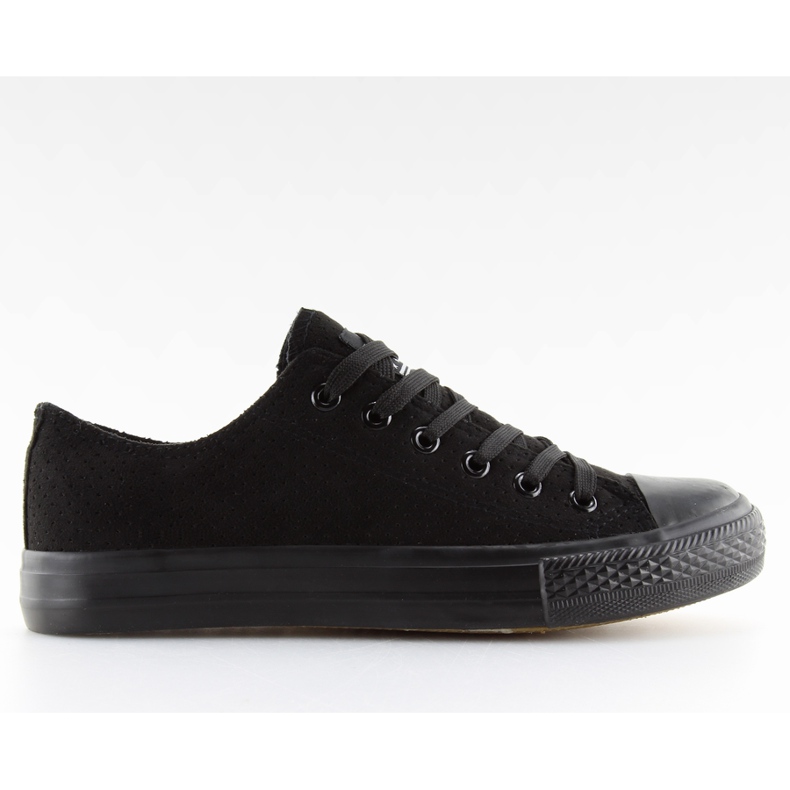 Women's black suede sneakers G-94 black Women's black suede sneakers G-94 black