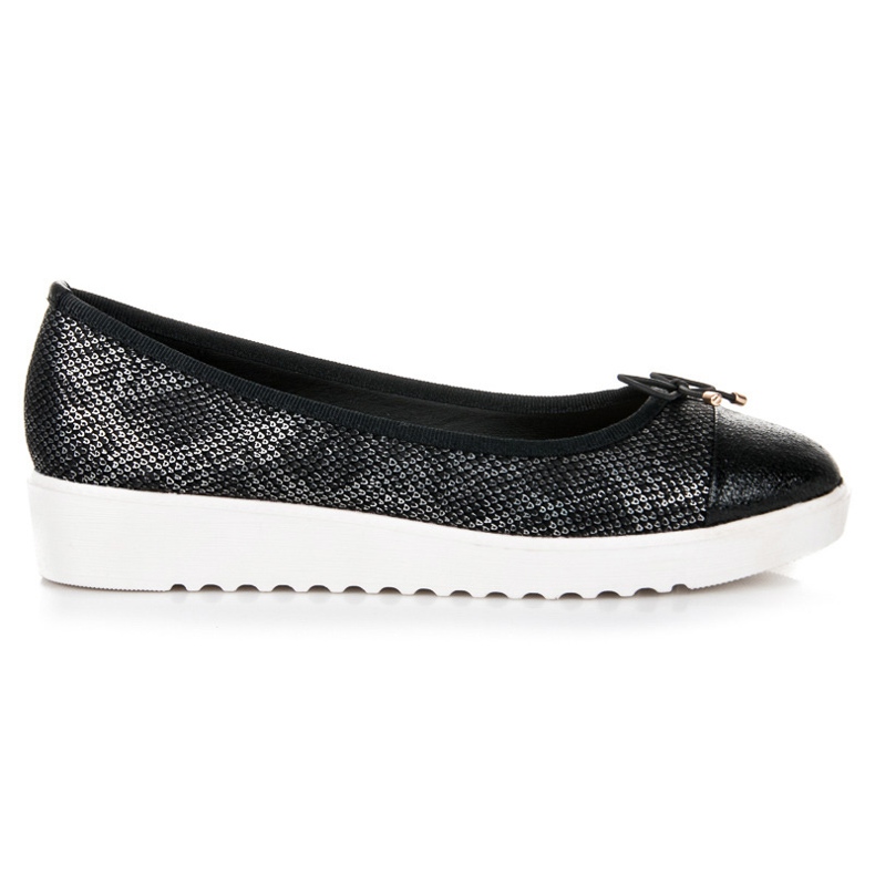 Bestelle Ballerinas with a pattern black