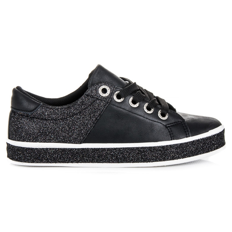 Seastar Black sneakers with a binding