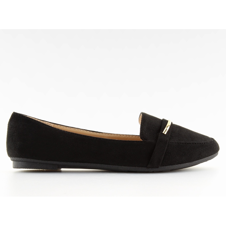 Black women's loafers 9988-121 black Black women's loafers 9988-121 black