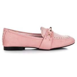 Vices Suede loafers pink