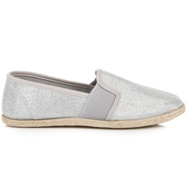 Silver Espadrilles grey