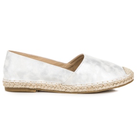 Queentina White Espadrilles