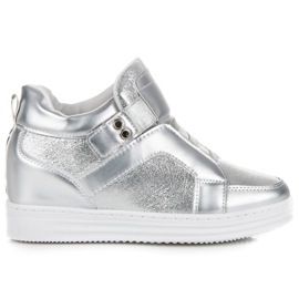 Muto Velcro silver sneakers grey Muto Velcro silver sneakers grey