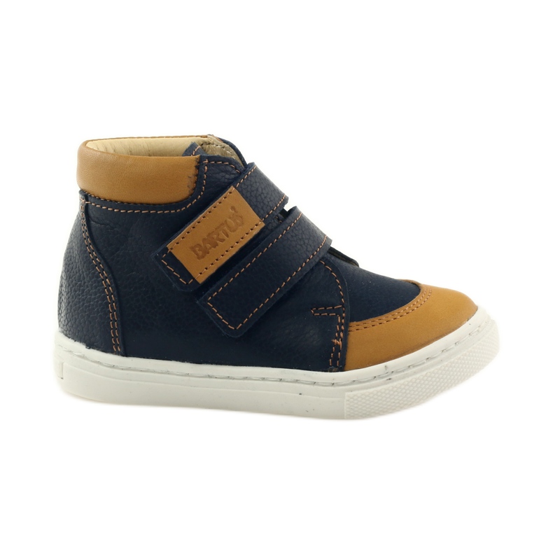 Boys' shoes with Velcro Bartuś navy blue brown Boys' shoes with Velcro Bartuś navy blue brown
