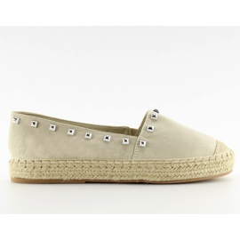 Beige espadrilles for women 99-17 beige