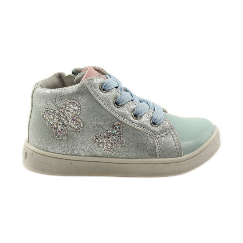 American Club Sporty girls' American blue butterflies grey American Club Sporty girls' American blue butterflies grey