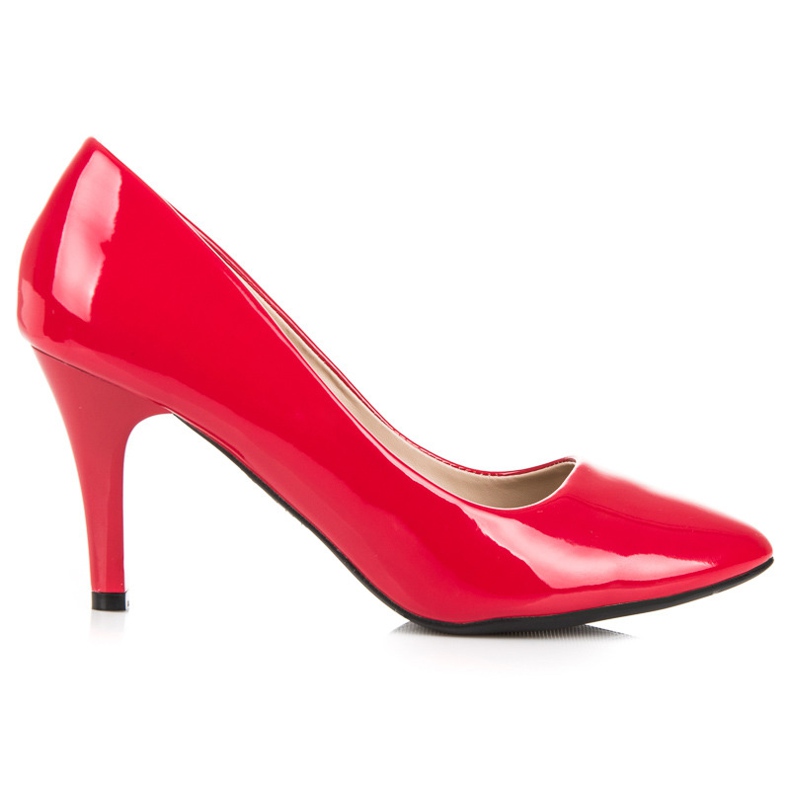 Patent Heel Shoes red