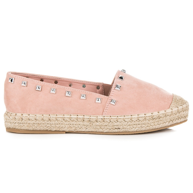Nio Nio Pink Espadrilles With Studs