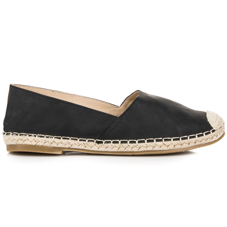 Queentina Black Espadrilles