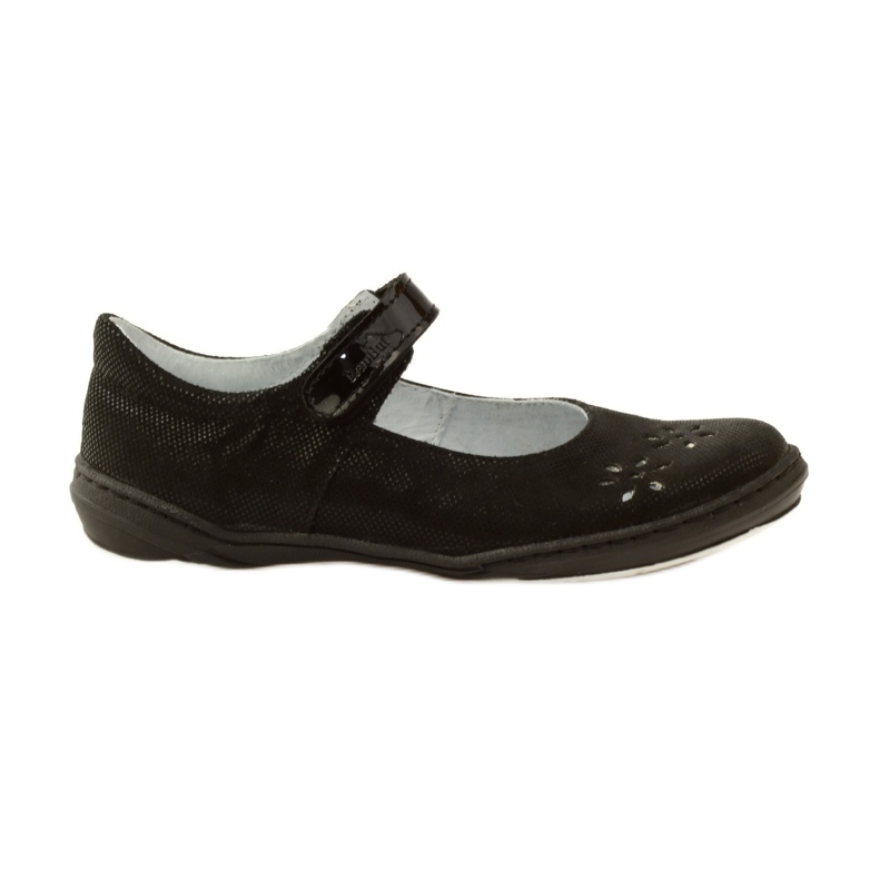 Girls' ballerinas flowers Ren But 4351 black